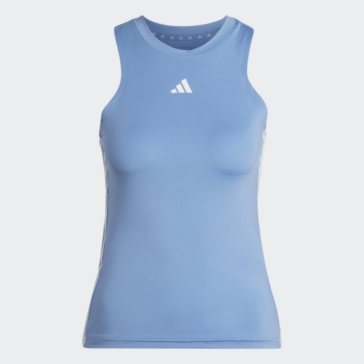 Regata Adidas Aeroready Train Essentials Regular Com As Três Listras Azul