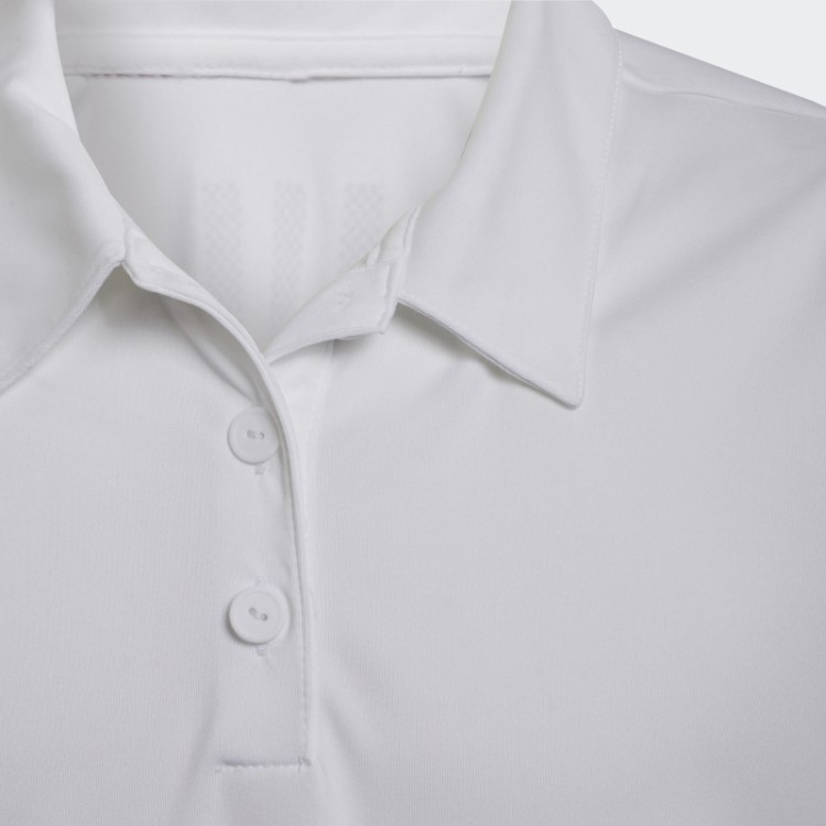 Camisa Polo Performance Primegreen Branca Adidas
