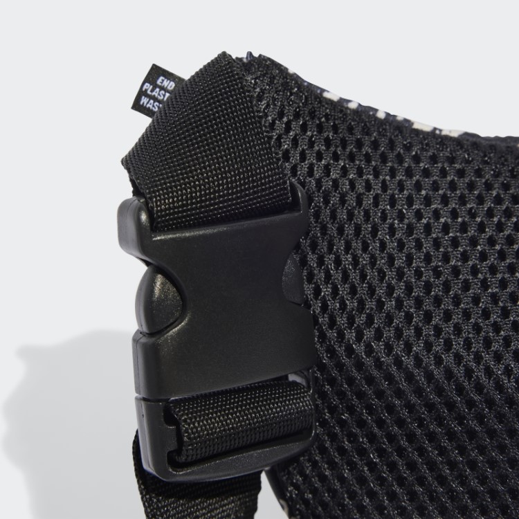 Bolsa De Cintura Com Gráfico De Cobra Adidas Moda Preta