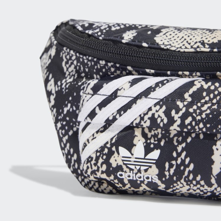 Bolsa De Cintura Com Gráfico De Cobra Adidas Moda Preta