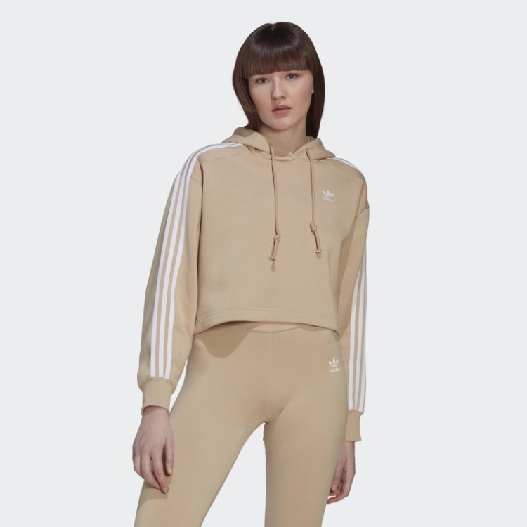 Adicolor Classics Crop Hoodie Adidas Bege