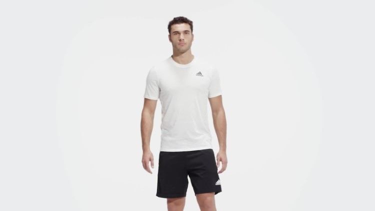 Aeroready Designed To Move Feelready Camiseta Esportiva Branca Adidas