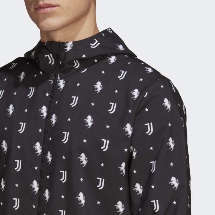 Blusão Juventus Preto Adidas