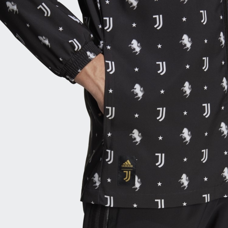 Blusão Juventus Preto Adidas