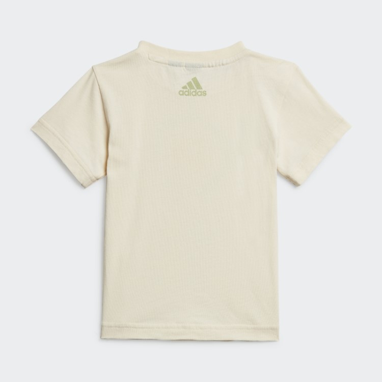 Adidas Grow Positivity Conjunto De Algodão Orgânico Branco