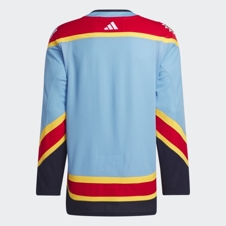 Panthers Autêntica Camisa Reversa Com Marca De Palavra Adidas Sky Blue 10