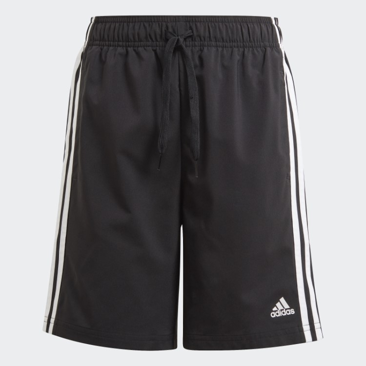 Bermuda Chelsea Adidas Essentials 3 Listras Moda Preta