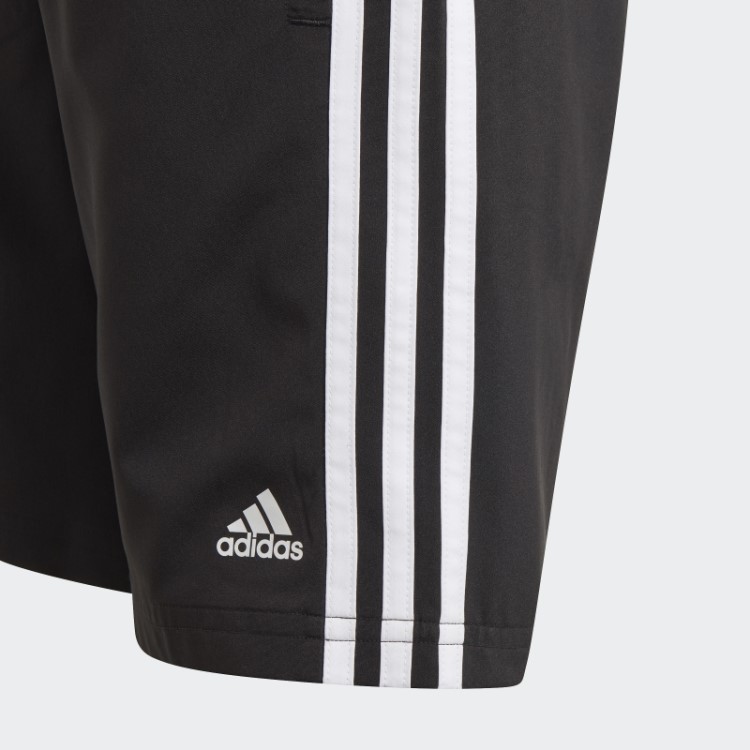 Bermuda Chelsea Adidas Essentials 3 Listras Moda Preta