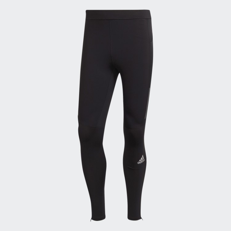 Adidas Black Possui As Calças Justas De Corrida