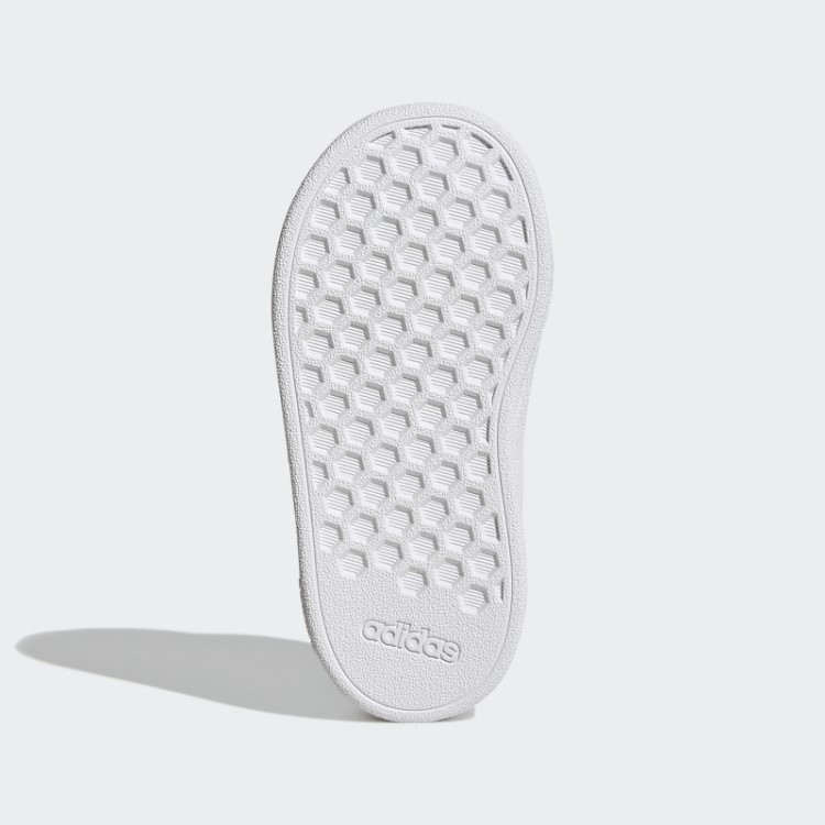 Sapatos Brancos Adidas Grand Court Estilo De Vida Hook And Loop