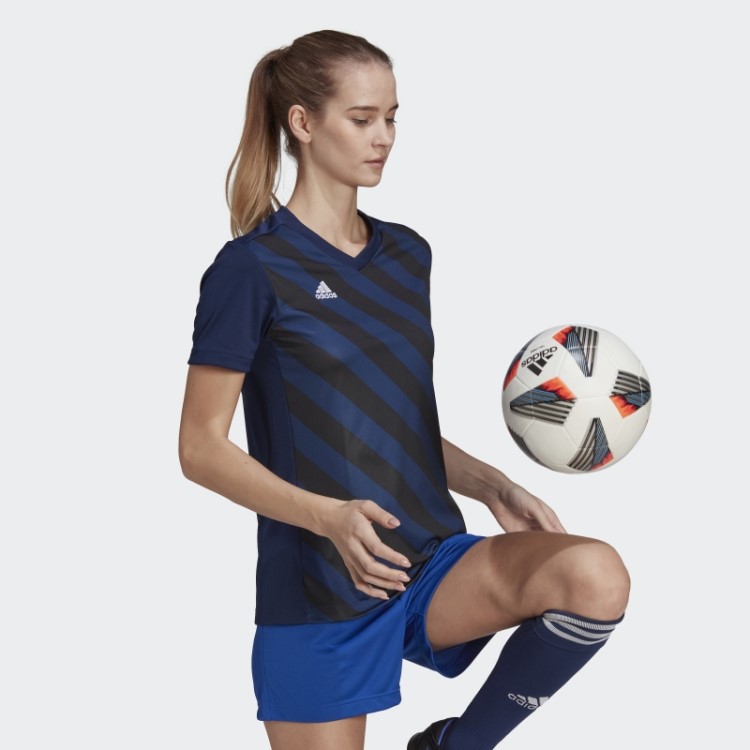 Adidas Entrada 22 Graphic Jersey Moda Preta