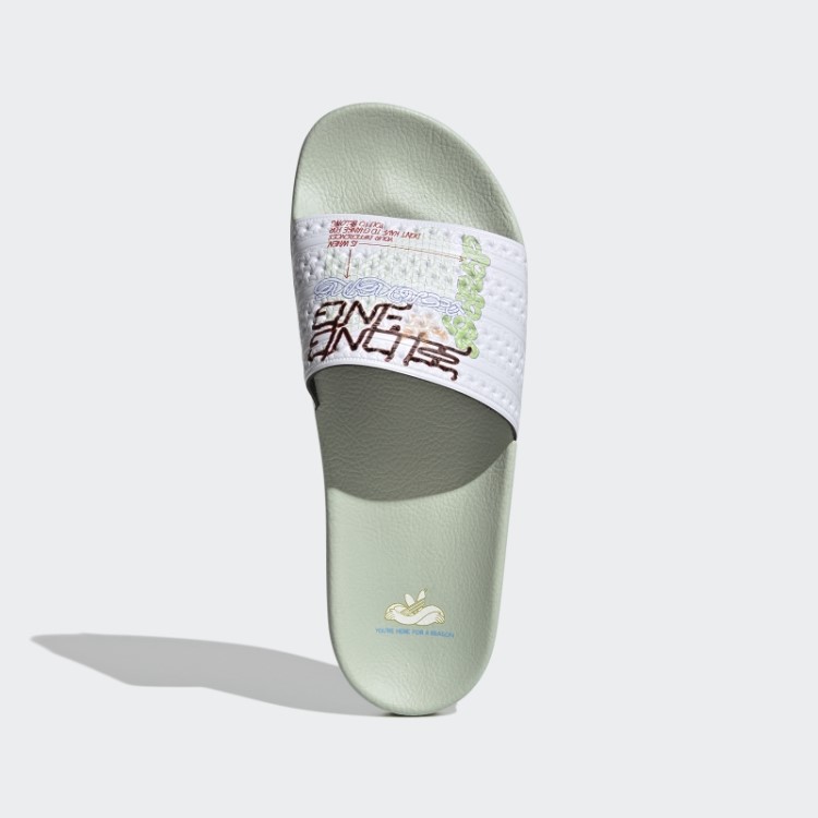 Chinelos Verdes Adilette Adidas