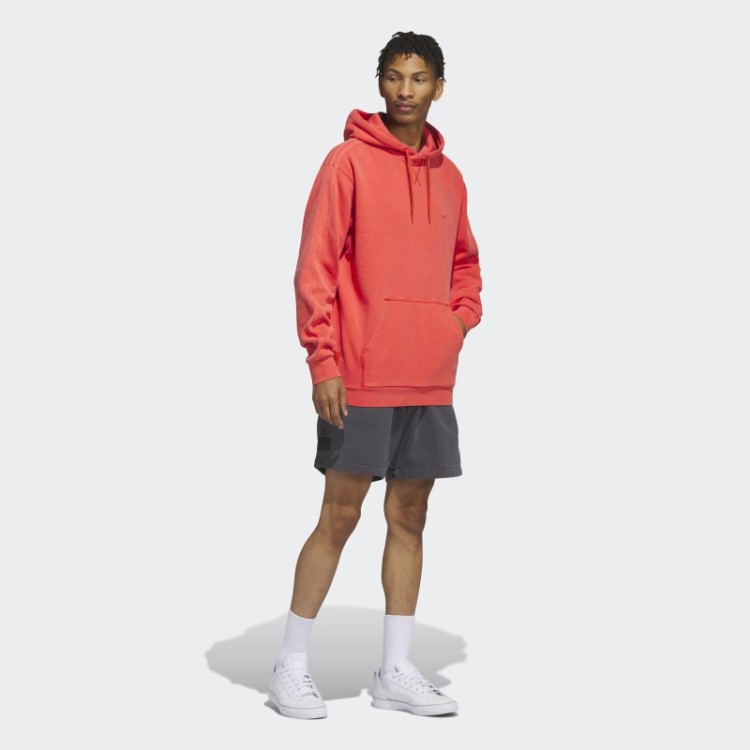 Adidas Moletom Com Capuz Shmoofoil Peso Pena Vermelho