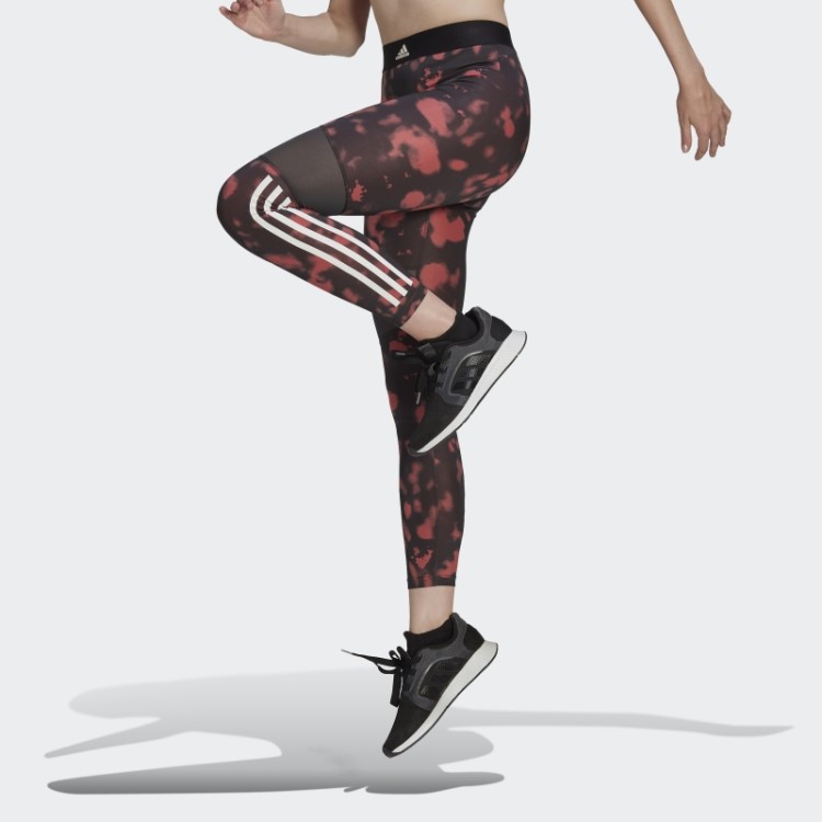 Leggings Adidas Vermelho 7/8 Com Estampa Hyperglam