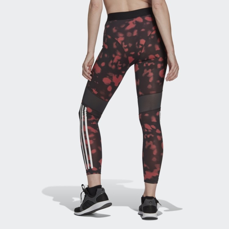 Leggings Adidas Vermelho 7/8 Com Estampa Hyperglam