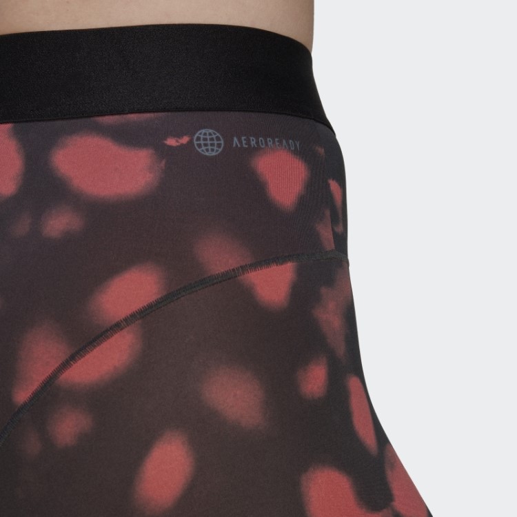 Leggings Adidas Vermelho 7/8 Com Estampa Hyperglam