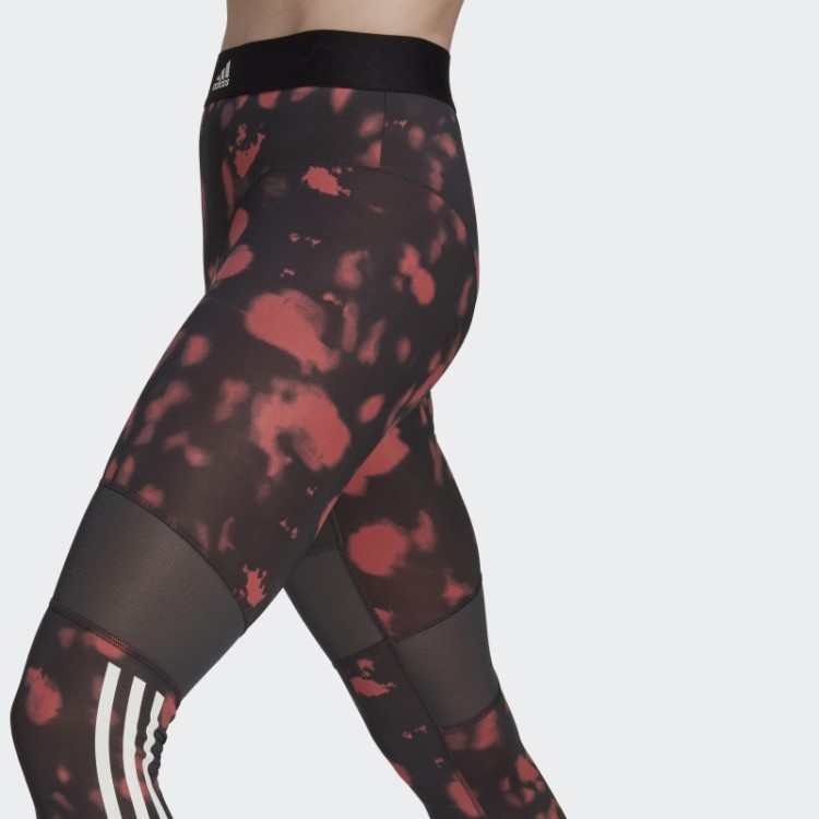 Leggings Adidas Vermelho 7/8 Com Estampa Hyperglam