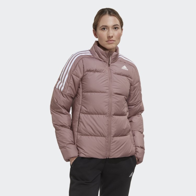 Jaqueta Adidas Roxa Essencial Peso Médio
