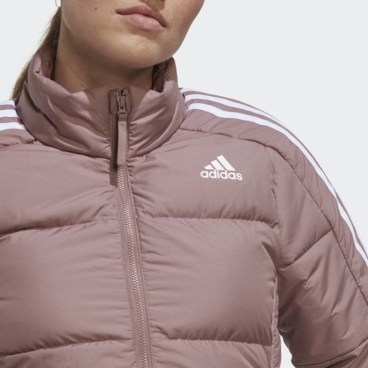 Jaqueta Adidas Roxa Essencial Peso Médio