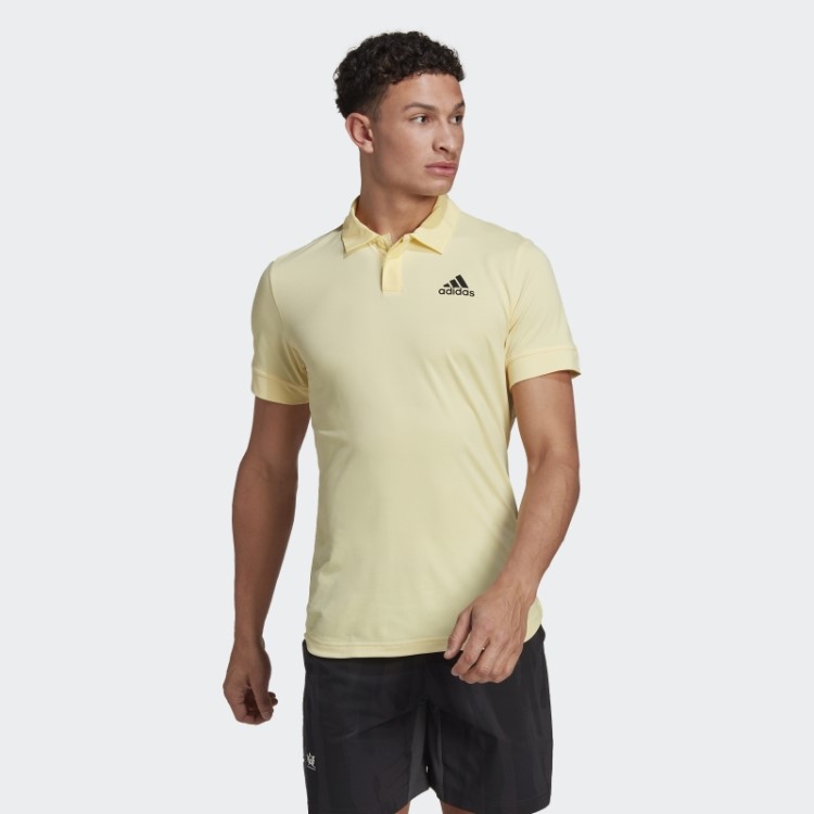 Adidas Tênis New York Freelift Camisa Polo Amarela