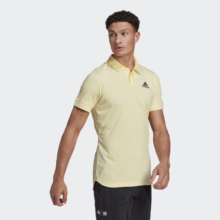 Adidas Tênis New York Freelift Camisa Polo Amarela