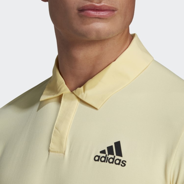 Adidas Tênis New York Freelift Camisa Polo Amarela