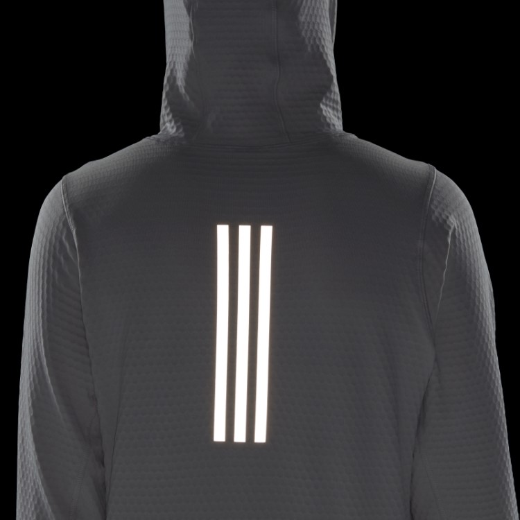 Moletom Manga Longa De Corrida De Lã X-city De Alumínio Adidas