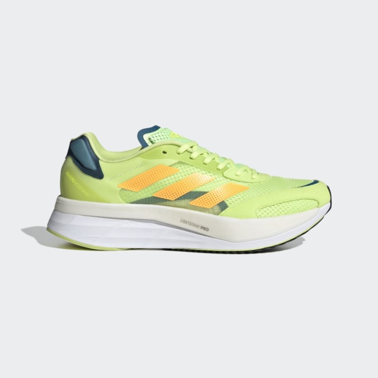 Tênis Adidas Lime Adizero Boston 10