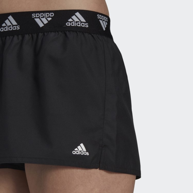 Bermuda De Praia Preta De Marca Adidas