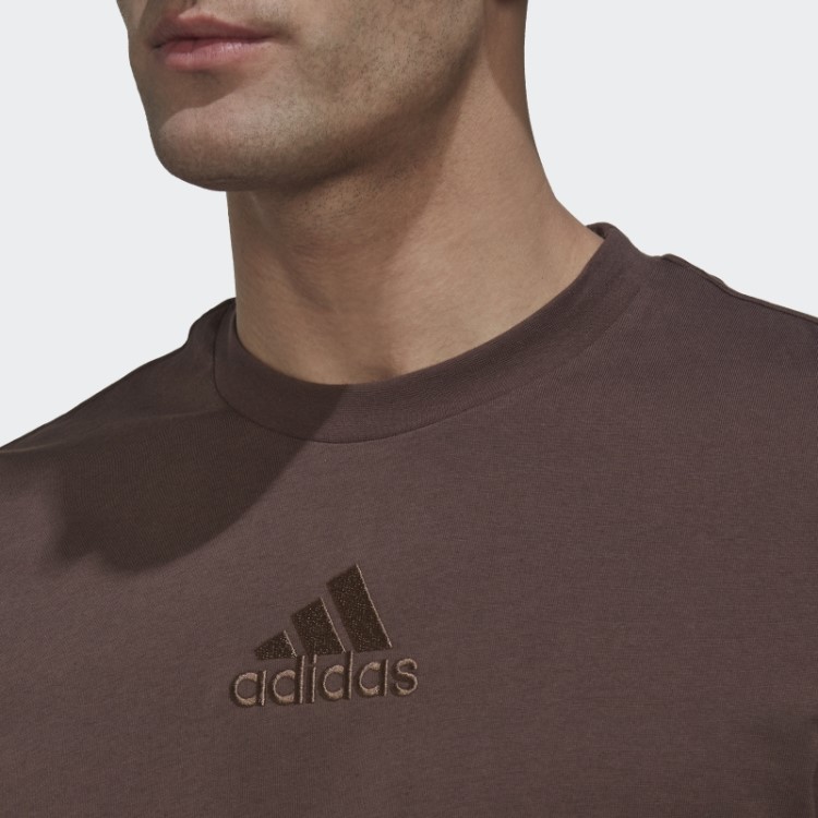 Camiseta Marrom Adidas Studio Lounge
