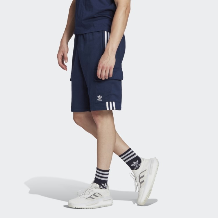 Shorts Cargo Adicolor Classics 3 Listras Noite índigo Adidas
