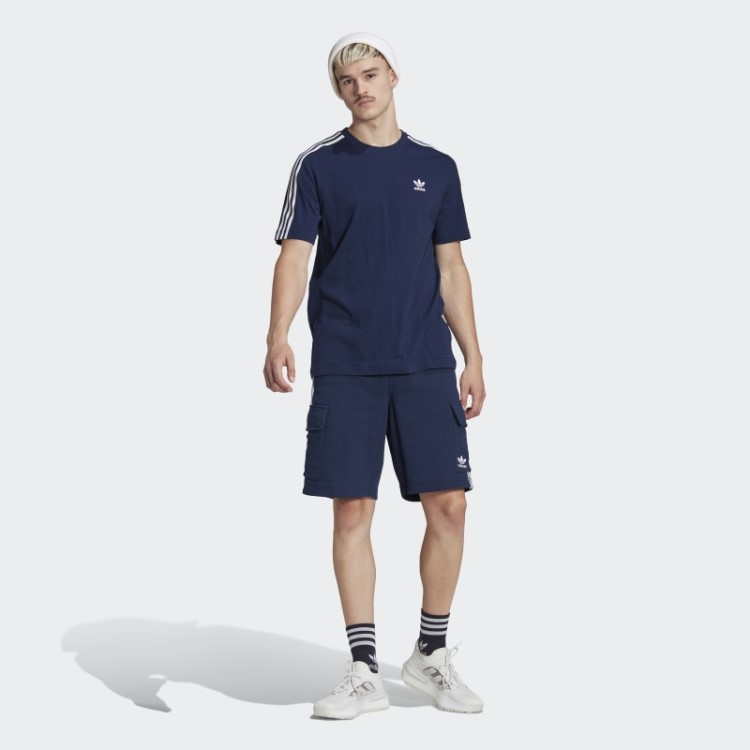 Shorts Cargo Adicolor Classics 3 Listras Noite índigo Adidas