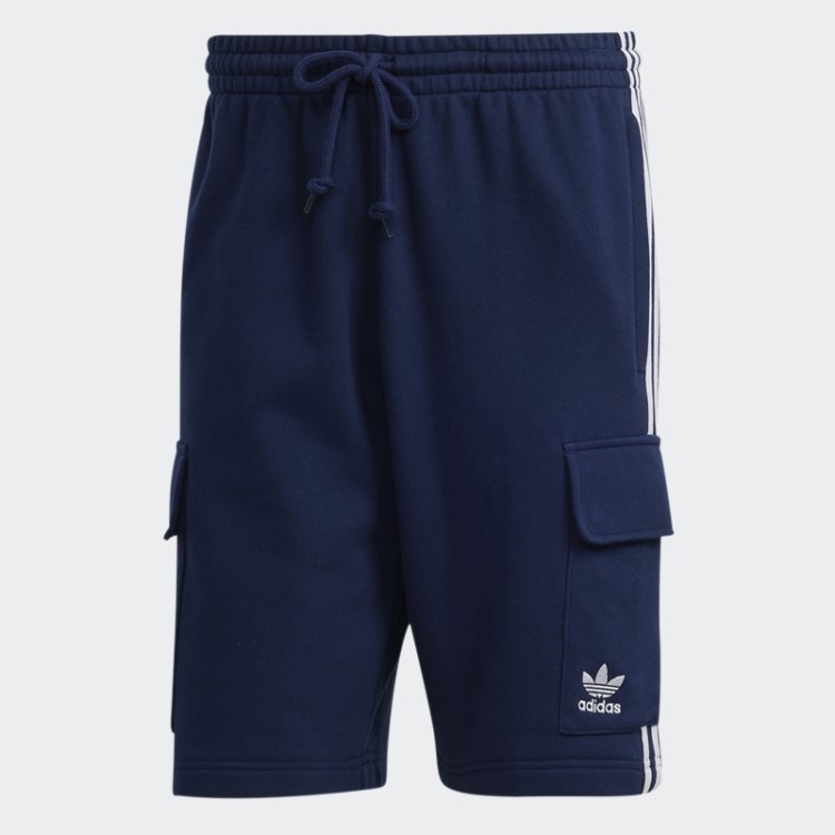 Shorts Cargo Adicolor Classics 3 Listras Noite índigo Adidas