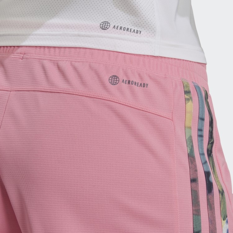 Bermuda Marcapasso Rosa Adidas Aeroready Made For Training