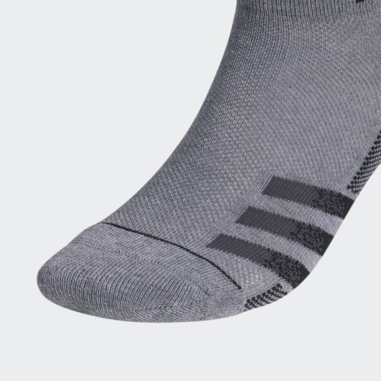 Meia Adidas Superlite Cinza Cano Baixo 3 Pares