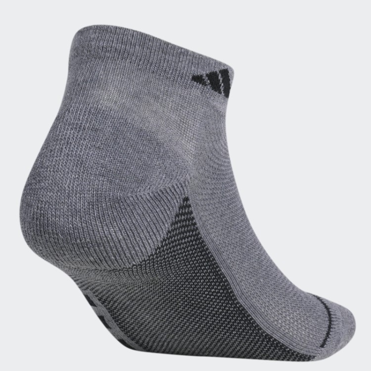 Meia Adidas Superlite Cinza Cano Baixo 3 Pares