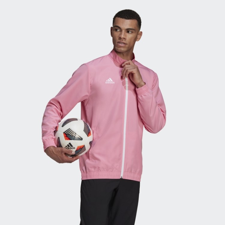 Top De Trilha De Apresentação Adidas Entrada 22 Com Brilho Rosa