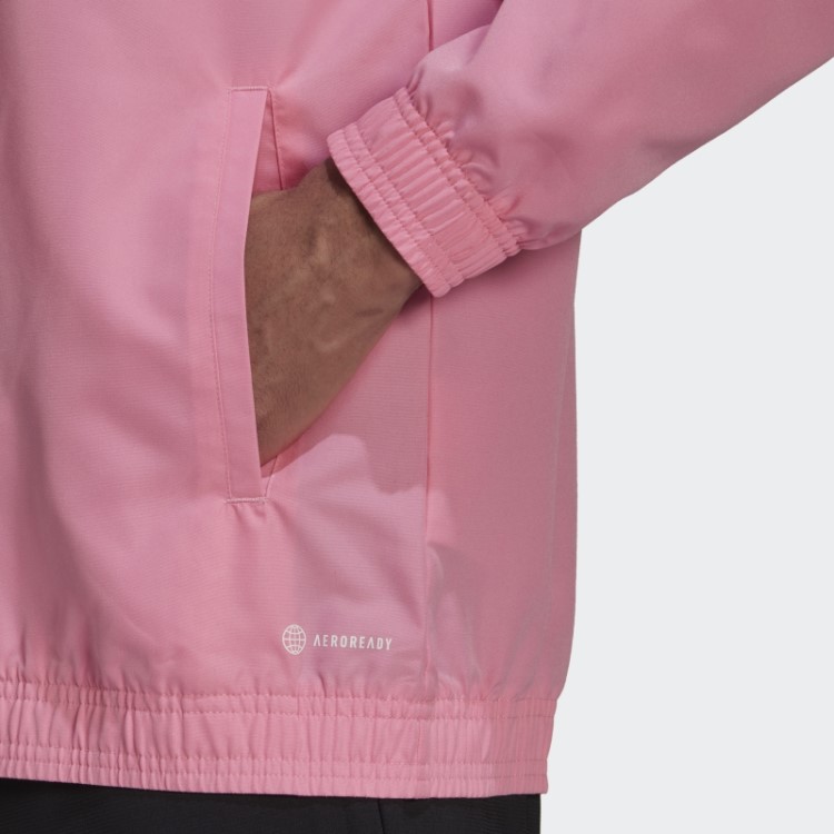 Top De Trilha De Apresentação Adidas Entrada 22 Com Brilho Rosa