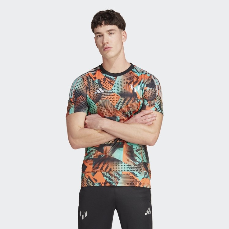 Camisa De Treino Preto Messi Gráfico Adidas