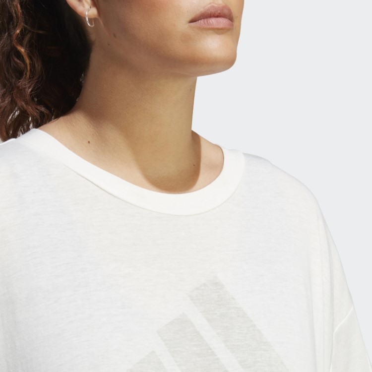 Camiseta Adidas Future Icons Winners 3.0 (tamanho Grande) Cinza