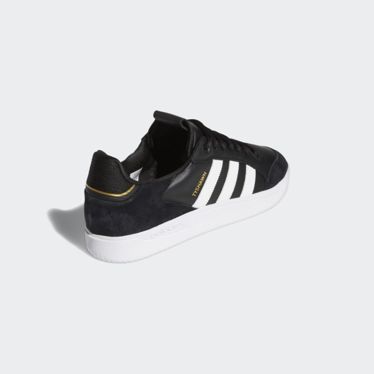 Sapatos Baixos Adidas Tyshawn Dourados Metálicos Fashion