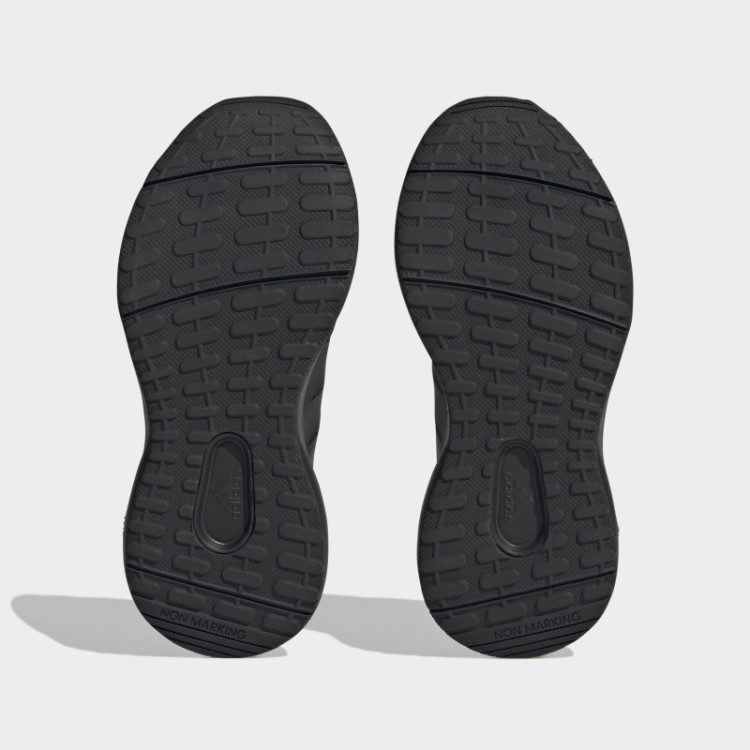 Adidas Fortarun 2.0 Cloudfoam Sapato De Renda Elástico Top Strap Carbono