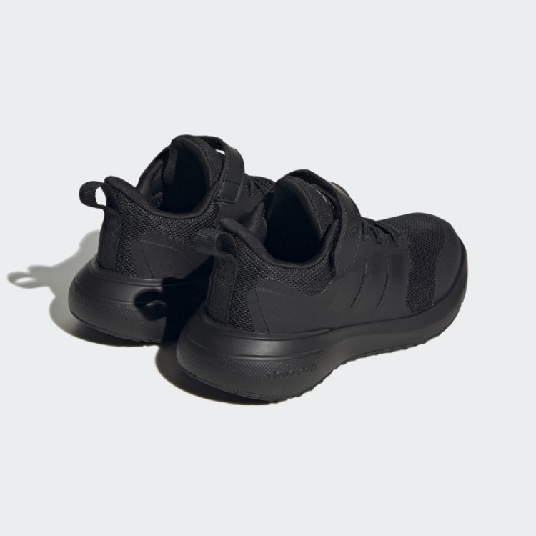 Adidas Fortarun 2.0 Cloudfoam Sapato De Renda Elástico Top Strap Carbono