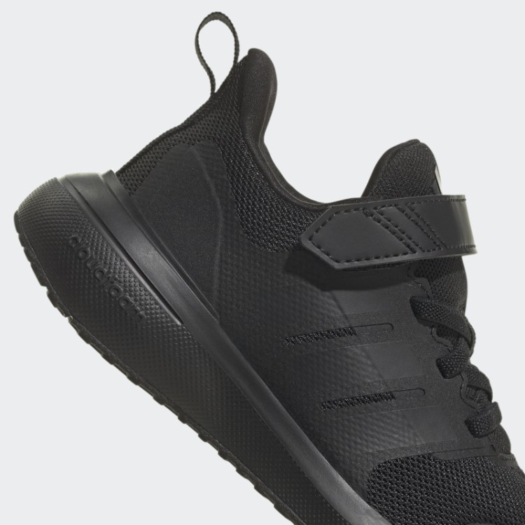 Adidas Fortarun 2.0 Cloudfoam Sapato De Renda Elástico Top Strap Carbono