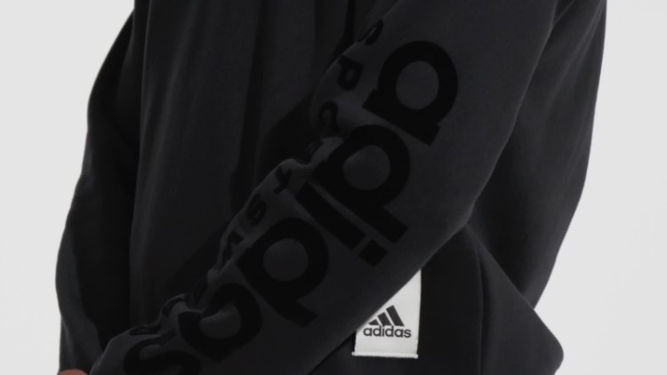 Moletom De Lã Preto Adidas