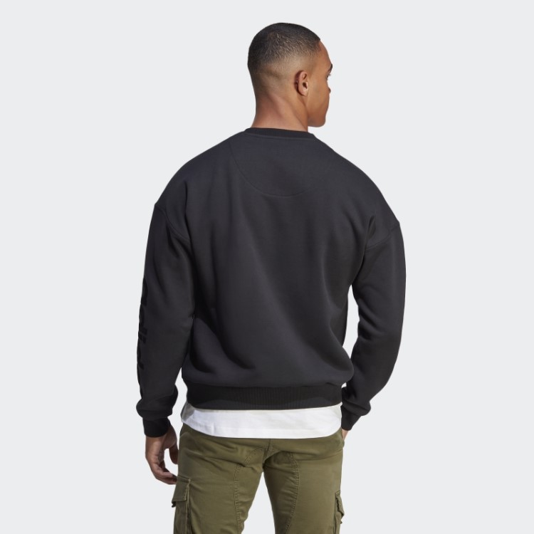 Moletom De Lã Preto Adidas