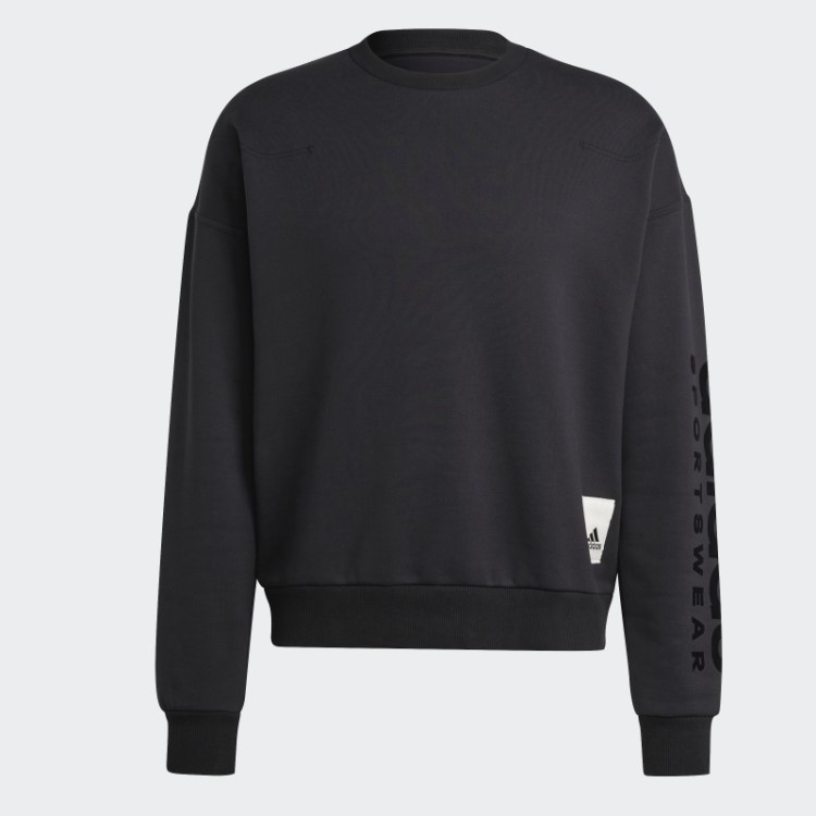 Moletom De Lã Preto Adidas