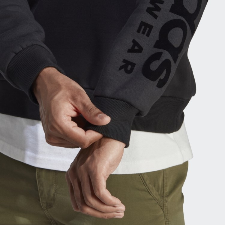 Moletom De Lã Preto Adidas