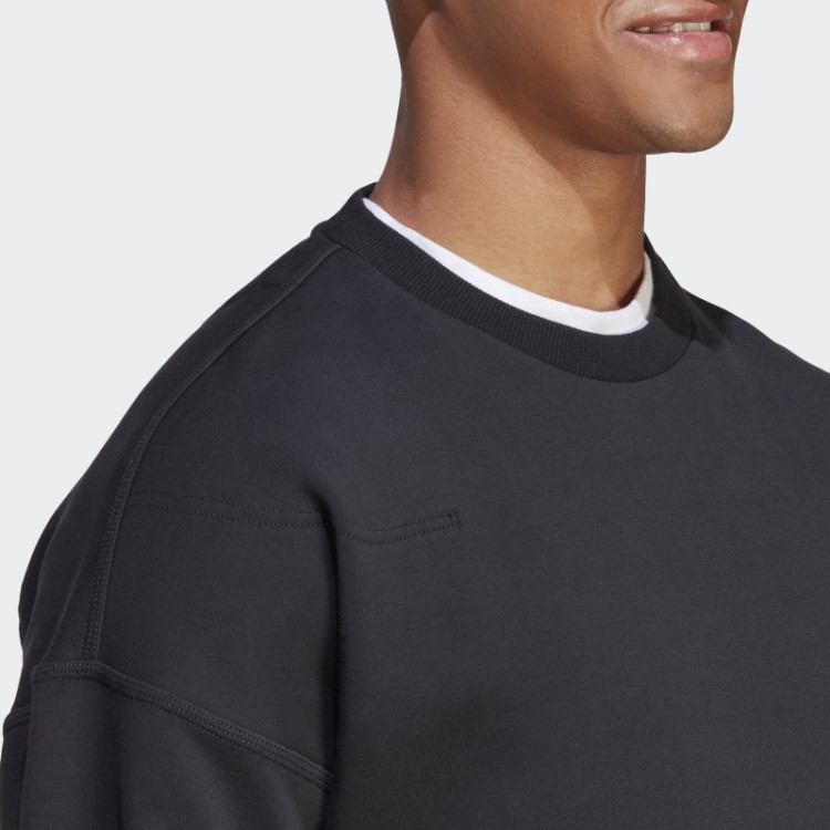 Moletom De Lã Preto Adidas