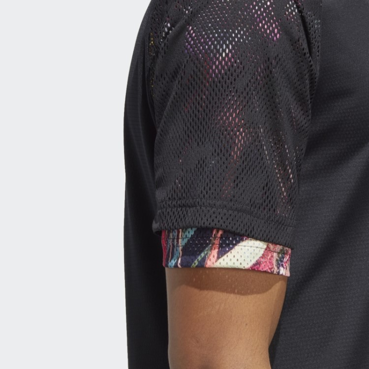 Camiseta Preta Adidas Melbourne Tennis Heat.rdy Raglan